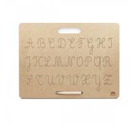 Tablette d'écriture des majuscules cursives Montessori G