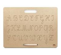 Tablette d'écriture des majuscules cursives Montessori