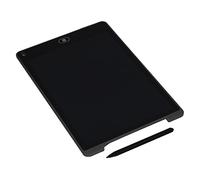 Tablette d'écriture LCD 12In Protection oculaire Porte de dessin enfant Enfants Adults Abs Plastique (12 pouces de couleur noire)