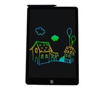 Tablette D'écriture LCD 16 Pouces, Bloc de Dessin à écran coloré avec Haute sensibilité, Bloc de Dessin coloré pour Planche à Gribouiller (Black)