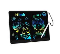 Tablette D'écriture LCD 16 Pouces, Tablette Dessin Enfant, Tablette Graphique Ardoise Magique Jouets Enfant 3 4 5 6 7 8 9Ans Garçon Fille, éducatifs Jouet Cadeaux d'anniversaire de Noël pour Enfants