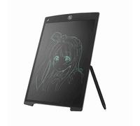 Tablette D'écriture LCD 28,5 X 18,6 X 0,5 Cm, Tableau D'écriture électronique pour écrire, Dessiner, Gribouiller, Brouillons de Bureau, Comptes Rendus de Réunions (Black)