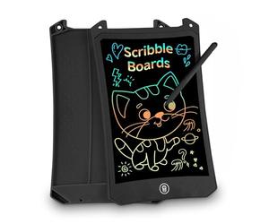 Tablette D'ecriture LCD 8,5 Pouces,PINKCAT Jouet Enfant 2 3 4 5 6 7 8 Ans Tablette pour Ecrire Cadeaux Garçon Filles Jeux Exterieur Enfants Effacable Ecran Dessin Enfant Noir Toys Toddlers