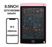 Tablette d'écriture LCD 8.5 pouces, planche à dessin pour enfants, Graffiti, carnet de croquis, jouets, tableau noir d'écriture, planche à dessin magique, jouet cadeau-Multicolore Rose