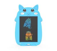 Tablette D'écriture LCD 9 Pouces, Planche à Dessin Numérique pour Chat de Dessin Animé pour Enfants, Tablette D'écriture Mignonne, pour L'interaction Parent-Enfant, Brouillons D'étudiants(Bleu)