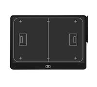 Tablette D'écriture LCD Adulte pour Le Tennis, Badminton Tablette D'écriture LCD, Pile Bouton, Matériau Durable, Facile à Transporter, Idéal pour Les Écoles, Clubs et Équipes(Hockey)