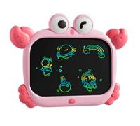 Tablette D'Écriture LCD Ardoise LCD effaçable mignonne en forme de crabe | Tablette D'Écriture Pour garçons et filles dès 3 ans, trajet en voiture, , road trip, Noël,