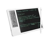 Tablette d'écriture LCD avec stylet, calendrier électronique de bureau Tableau d'écriture LCD de type C Bloc-notes à affichage numérique rechargeable avec fonction d'alarme, pour écoles, bureaux, mais