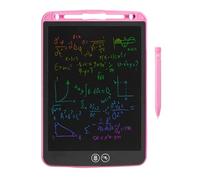Tablette d'écriture LCD couleur 8,5" avec bouton d'effacement, réutilisable, portable, planche à dessin de remplacement pour enfants, bureau, école, tablette d'écriture LCD