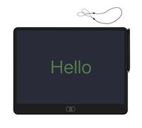 Tablette D'écriture Lcd Couleur Unique De 16 Pouces Pour Enfants ¿ Bloc De Dessin Et D'apprentissage, Idéal Pour Un Cadeau D'anniversaire, De Noël Ou D'halloween-16 Pouces Noir