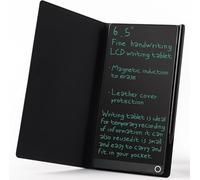 Tablette d'écriture LCD de 6,5 Pouces, Tableau d'écriture électronique avec étui de Protection, Bloc-Notes numérique réutilisable Portable pour Dessiner des Notes, Prendre des