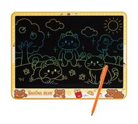 Tablette D'Écriture LCD Écran LCD Effaçable 40,64 cm Jouet Éducatif | avec Stylet et Tableau de Gribouillage Pour garçons et filles à la maison en n Noël ou anniversaire Ours