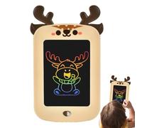 Tablette d'écriture LCD effaçable pour enfants - Jouet éducatif pour écriture LCD effaçable - 21 cm - Jouets éducatifs - pour filles, enfants, maison, école, voyage, voiture, cadeau d'anniversaire