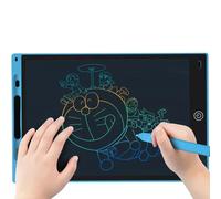 Tablette d'écriture LCD multi-tailles pour enfants, 6.5/8.5/10/12 pouces, planche à dessin réutilisable, Protection des yeux, verrouillage et effaçable, cadeau éducatif Black-12in-Color