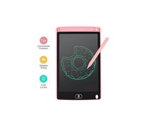 Tablette d'écriture LCD portable 8 pouce à dessin électronique ultra-mince-Rose