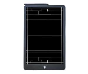 Tablette d'écriture LCD pour adultes - Planche d'entraînement à boules d'eau, bloc-notes numérique réutilisable | Améliore l'équipement d'entraînement de balle d'eau, tablette de planification de