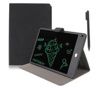 Tablette D'écriture LCD pour Enfants Adultes, 10 Pouces en Plein écran Effaçable Doodle Board Réutilisable Toddler Drawing Pad avec PU Case & Pen, Blocage-Blocage Numérique pour