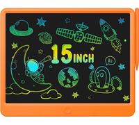 Tablette d'écriture LCD pour gribouiller 15" Orange