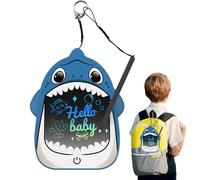 Tablette d'écriture LCD Shark - 17x13cm 50g Tableau de griffonnage électronique effaçable pour, Bloc de croquis de dessin numérique | École Voyage Voiture Avion Salle de classe Jardin