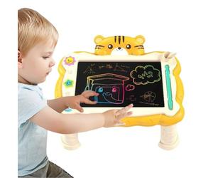 Tablette d'Écriture LCD Tableau à Dessin avec Support | Outil d'Apprentissage Précoce pour les Garçons et les Filles, Tablette d'Écriture LCD Effaçable avec Support pour Intérieur