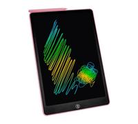 Tablette d'écriture LCD, Tableau de gribouillage effaçable coloré pour Tout-Petits, Bloc-Notes électronique LCD réutilisable pour garçons et Filles, Apprentissage du Dessin, (Pink)