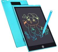 Tablette D'écriture LCD Tablette de Dessin Colorée de 12 Pouces pour Enfants, 4~12 Jouets pour Filles Garçons, Cadeaux Effaçables Et réutilisables, Jouet d'anniversaire de Noël pour Enfants (Bleu)