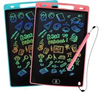Tablette Dessin Enfant 2 Pièces 8.5 Pouces,Tablette d'écriture LCD pour 3-10 Ans Enfants Ardoise Magique,Jouet Educatif de Filles et Garcons, Cadeaux d'anniversaire Noël