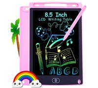 Tablette Dessin Enfant 8,5 Pouces - Ardoise Magique pour 3-6 Ans - Jouet Éducatif pour Filles et Garçons - Cadeau Rose