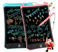 Tablette Dessin Enfant, 8.5 Pouces Coloré Ardoise Magique, Lot 2 Tablette D'Écriture Lcd Jouet Avec Bouton D'Effacement Verrouillable, Éducatifs Cadeaux Jouets Enfant Pour 3 4 5 6 [ARD915108]