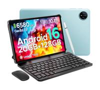 Tablette DOOGEE Tab A9 Pro Android 16, 10 pouces, 20 Go de RAM, 128 Go de ROM (TF 2 To), batterie 6580 mAh, appareil photo IA 8 MP | Identification faciale | Tablettes WiFi 5G VIP Edition Gray