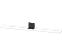 Tablette Duravit Sivida, support noir diamant mat, 1000x115x35mm, SV74330BD180000, Couleur: Blanc Mat