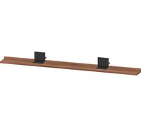 Tablette Duravit Sivida, support noir diamant mat, 1280x115x35mm, SV74350BD790000, Couleur: Noyer mat