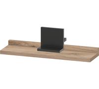 Tablette Duravit Sivida, support noir diamant mat, 400x115x35mm, SV74300BD550000, Couleur: ChÃªne marbrÃ©