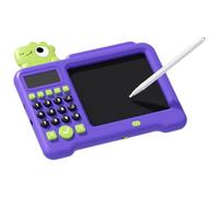 Tablette Écriture LCD - Tableau Électrique 2-en-1 Dessin & Écriture | Tablette Effaçable Avec Apprentissage Mathématique Oraļ & Classiques Chinois, Rechargeable USB | Pour Tout-Petits 3-6 Ans