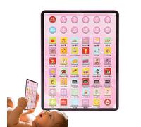 Tablette éducative pour , jeu d'écran tactile développement précoce, tablette apprentissage portable, activité interactive pour les de 2 à 5 ans, préscolaire, pratique amusante, sûr