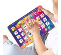 Tablette Éducative pour ,Jeux d'apprentissage De L'alphabet avec Musique - Jouets d'Orthographe Alphabetique,pour D'âge Préscolaire Garçons Maternelle Maison Garderie Avion Camp D'été
