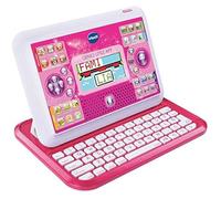 VTech - Ordinateur Portable et Tablette 2 en 1 Genio Little App, Ordinateur éducatif pour Enfants à partir de 4 Ans, 80 activités Qui enseignent Les Lettres, l'anglais, Les mathématiques, Les