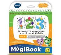 VTech Tablette éducative Magibook 1, 2, 3 Je découvre les nombres avec Scout et Violette