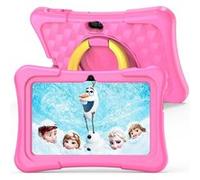 Tablette Enfant 7 Pouces Android 13 Antichoc Multilingue Avec Contrôle Parental + SD 256Go Rose YONIS Rose G