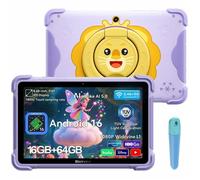 Tablette Enfant Blackview Link 1 Kids 8,68"" Android 16, 16Go+64Go, Google Kids Space, Contrôle Parental, Anti Choc,Widevine L1