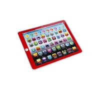 Tablette Enfant Préscolaire Anglais Apprentissage Numéros Lettres Enseigner Jouet Rouge