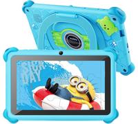 Tablette Enfants 7 Pouces Andriod Tablette Pour Enfants Avec Wifi Ips Display 2 Go Ram 32 Go Rom Bebe Tablette Contrôle Parental Tablette Avec Étui Antichoc Double Caméra Tablette Éducatif