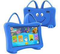 Tablette Enfants 7 Pouces Android éducative Enfant Applications Pré-Installé 32 GO ROM 64 GO Extension, Tablette pour Enfant avec Kid-Proof Étui WiFi Double caméra Contrôle Parental