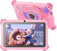 Tablette Enfants 7 Pouces Android Tablette Avec Gms Certified 2 Gb Ram 32Gb Rom Wifi Tablette Educative Pour Enfant Applications Pré-Installé Contrôle Parental Tactile Tablette Avec Kid-Proof Étui