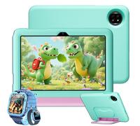 Tablette Enfants Blackview Tab 20 kids 5G Android 15 10.1"" 12 + 64Go /SD 2T0 6600mAh ,WPS,Kids Space-Vert,avec Z20 Montre Enfant