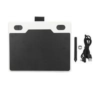 Tablette Graphique, 4 Touches Personnalisables Design Ergonomique 233 PPS 5080 LPI Tablette d'animation pour Ordinateur Portable (Blanc)