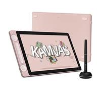 Tablette Graphique avec Ecran Kamvas 13 Gen3 Tablette de Dessin 13.3" avec Verre Canvas Anti-Etincelles, Pentech 4.0, Pression du Stylet 16384,
