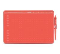 Tablette graphique HUION HS611 10X6 pouces avec stylet sans batterie, barre à une touche(Rouge)