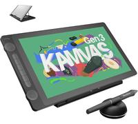 Tablette graphique HUION KAMVAS 16 Gen 3 2,5K QHD avec écran, tablette à dessin 15,8 pouces avec verre gravé antireflet, 99% sRGB, PenTech 4.0, stylet 16384