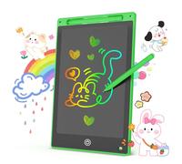 Tablette graphique LCD Écriture Colorée, Tableau numérique effaçable avec bouton supprimé et verrouillage de l'écran, jouet éducatif et cadeau d'anniversaire et de Noël (vert, 12 pouces)
